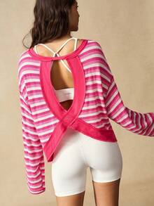 VARSIVA 户外休闲宽松长袖女式运动T恤 - 彩色 - 查看 9