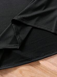 Vacaura 4 件套青少年男童休闲基本款条纹圆领长袖 T 恤，适合秋季穿着，冬季可作为夹克内搭