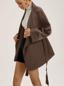 Aveloria Rosie Jachetă nouă, stil coreean, de înaltă calitate, casual, cu talie strânsă, rezistentă la vânt