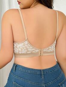 1 قطعة حمالة صدر لاسلكية بدون تفاصيل مقاس كبير، مناسبة لجميع المواسم