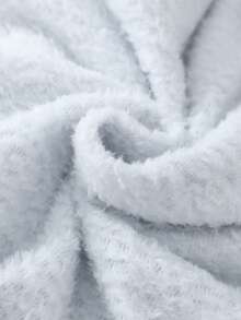 2pcs Baby Boys Khaki & Gray Bear Embroidery Design Casual Plush Thickened Long Sleeve Romper Pajamas, Suitable For Autumn/Winter Sleeping Wear Baby Baby Bear Clothes Woodland Baby Clothes Super Soft Baby Clothes Neutral Baby Clothes Unisex - Multicolor - View 3