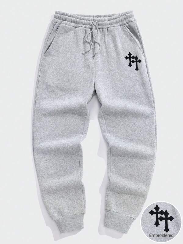 Manfinity Dauomo Men's New Autumn/Winter Casual Sport Pants, Extra Plus Size, Suitable For Fitness, Running And Daily Wear.