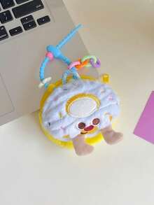 Cookie Coin Purse - Cute Biscuit Keychain Pouch For Money, Keys & Earphones