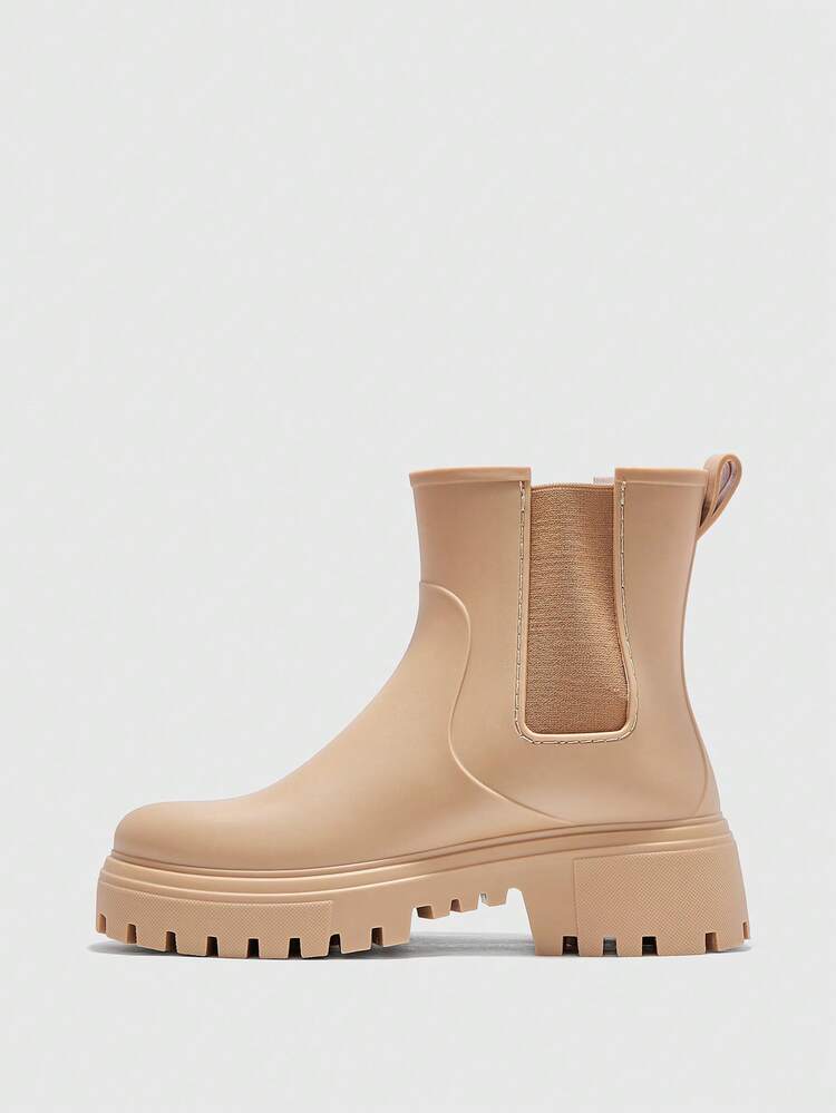 CUCCOO BIZCHIC Women's Comfortable Versatile Fashion Thick Sole Rain Boots