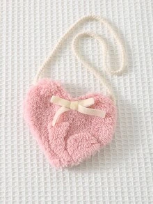 Cozy Pixies 2件套女婴保暖内衬圆领长袖卫衣和斜挎包套装 - 粉色 - 查看 8