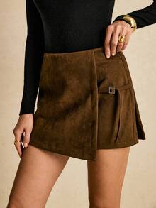 Poéselle 女式纯色简约休闲裙