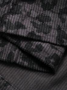 Dazy Kids 少女休闲豹纹开衩裙