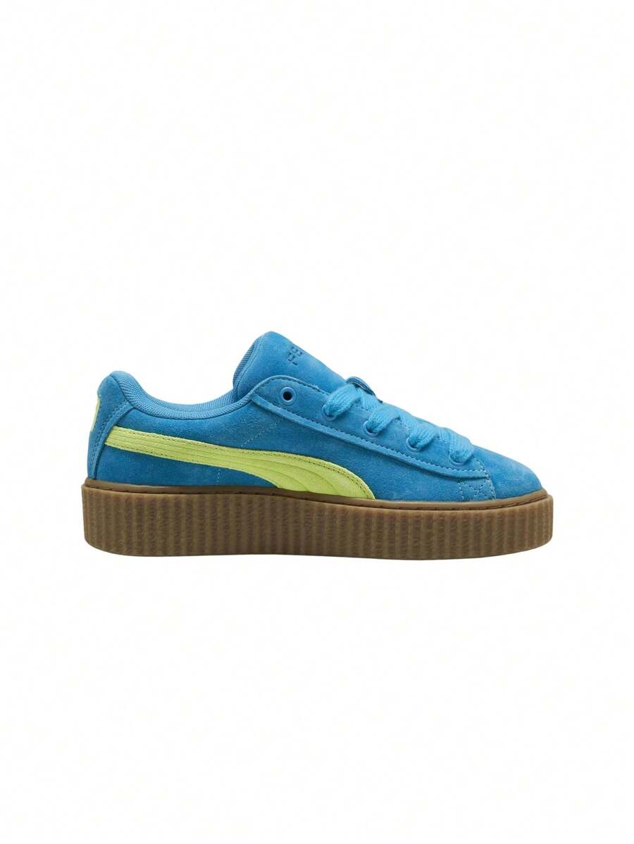 Creeper Phatty Fenty Speed Women's Sneakers Blue 396403 - Blue Yellow - View 1