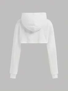 SHEIN Girlism 少女印花连帽衫、吊带背心和裤子休闲套装 - 彩色 - 查看 8