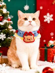 PETSIN 1 Pet Christmas Collar; Pet Bib; Pet Christmas Necklace; Pet Accessories; Pet Supplies - Multicolor - View 25