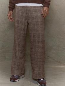 Musero Quần tây ống đứng kẻ caro, kiểu dáng thanh lịch, thích hợp cho mùa Xuân Hè. - Nhiều màu - Xem 3