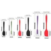 1PC/2PCS Silicone Scraper Baking Cream Spatula  High-Temperature Resistant Cake Scraper Integrated Butter Scraper