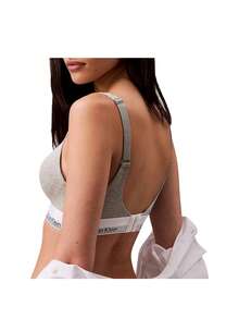 Calvin Klein Women's Lift Stretch Bralette - Grey - View 4