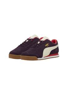 Puma Roma Suede Men's Sneakers Midnight Plum / Alpine Snow / Gum 398635 - Violet White - View 2