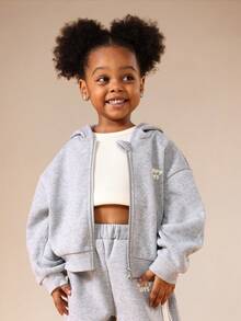 SUMWON 少女连帽衫和卫衣套装 度假 - 淺灰色 - 查看 3