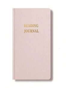 SHEIN 书籍爱好者的阅读日记 - 亚麻精装书是送给读者的绝佳礼物 - 完美的追踪书，带有阅读日志和评论页，可用于记录您最喜爱的书籍