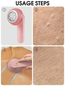 1个电动除毛器，可充电便携式织物剃毛器，快速有效地去除衣物、家具和地毯上的绒毛、线头和毛球 - 彩色 - 查看 9