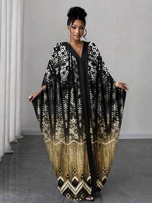 Maweii 女士花卉图案连衣裙，适合毕业季、返校派对、约会和日常穿着等各种场合。款式多样，包括时尚、优雅、休闲、性感和街头风。适合秋季、冬季、春季、夏季、春秋、秋冬等季节。短袖连衣裙、休闲连衣裙、派对连衣裙 - 彩色 - 查看 1