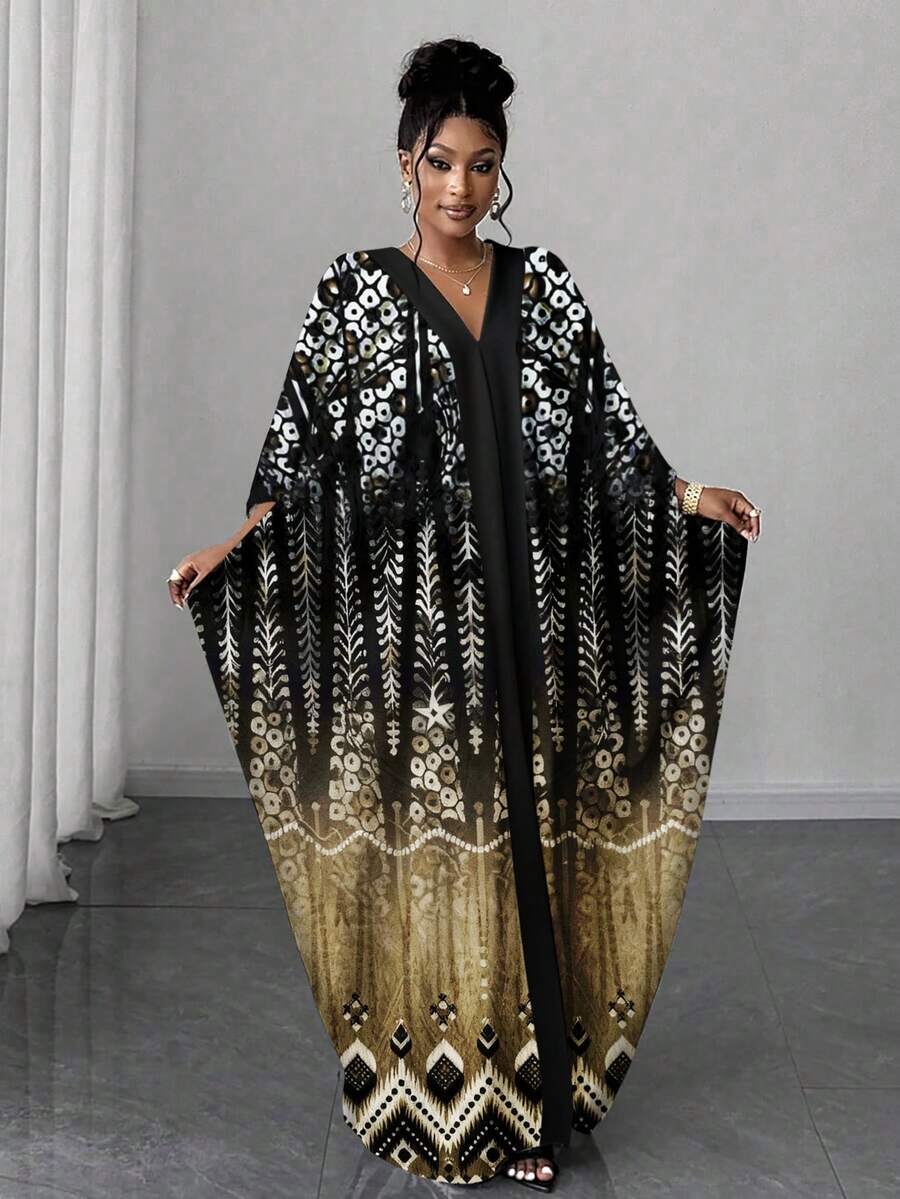 Maweii 女士花卉图案连衣裙，适合毕业季、返校派对、约会和日常穿着等各种场合。款式多样，包括时尚、优雅、休闲、性感和街头风。适合秋季、冬季、春季、夏季、春秋、秋冬等季节。短袖连衣裙、休闲连衣裙、派对连衣裙 - 彩色 - 查看 1