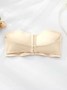 SHEIN Upgraded Front Closure Padded Push Up Bra For Women, Easy To Wear - Apricot - View 6
