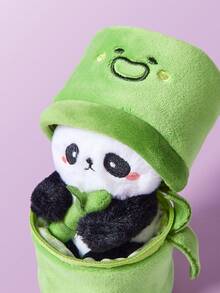10cm/3.93in Bamboo Panda Plush Toys Pendant Panda In Bamboo Tube Panda Plushies Hugging Bamboo Panda Dolls Decorate Creative Gifts For Kids Birthday Party Home Girls Room Decor Christmas Toys For Girls,Panda,Plushies,Toys For Girls,Panda,Plushies,Panda,Toys For Girls,Kids Toys,Panda,Toys For Girls,Plushie - Green - View 3