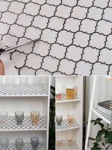 Tấm lót kệ và ngăn kéo 118,11/196,85 inch, Tấm lót tủ bếp chống trượt có nhiều độ dài, Tấm lót tủ EVA chống dính, chống thấm nước có họa tiết in, Phù hợp với kệ, tủ lạnh, tủ và tủ lưu trữ, Chiều rộng 11,81 inch - Nhiều màu - Xem 2