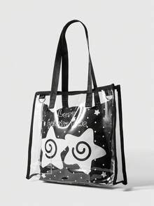 ROMWE Anime Women Shoulder Bags - Black - View 2