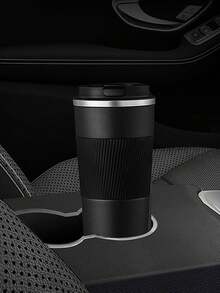 Zazumi 双层不锈钢防烫咖啡杯，保温杯，饮水杯，办公杯，学生杯 - 黑色 - 查看 6