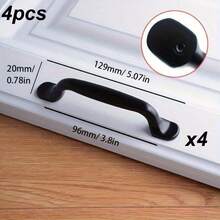 4pcs Metal Cabinet Handles - Versatile Knobs For Kitchen, Drawers & Cupboards - Multicolor - View 19