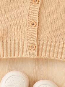 Chaquetas de punto de cuello en V para niños pequeños, de moda, versátiles, de ajuste regular, de manga larga, suaves y cómodos, aptos para primavera/otoño, uso diario, salidas, viajes, vacaciones, hogar, guardería, juegos de niños