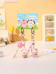 Cartoon Animal Couple Set - Paired Bag Charms, High-Value Pendant Accessories - Multicolor - View 9