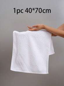 QIBHI 1/2/3pcs 100% Cotton Jacquard (Lightweight) Fabric, Not Thick, Choose Towel/Bath Towel, Multiple Sizes Available, Convenient For Home Use And Travel, Guest Use, Cotton Terry, Absorbent And Soft, Suitable For Bathroom, Swimming Pool, Luxurious Choice Of Your Preferred Size - Orange - View 24