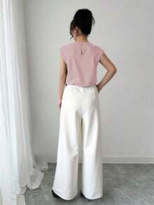 Franclia Bộ 2 món áo và quần màu sắc thời trang thanh lịch dành cho nữ - Nhiều màu - Xem 2