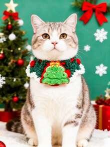 PETSIN 1 Pet Christmas Collar; Pet Bib; Pet Christmas Necklace; Pet Accessories; Pet Supplies - Multicolor - View 15