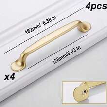 4pcs Metal Cabinet Handles - Versatile Knobs For Kitchen, Drawers & Cupboards - Multicolor - View 24