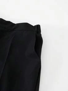 SHEIN 3pcs Teen Boy Gentleman High-End Elegant Fashion Handsome Stage Performance Host Outfit Set. Suit Jacket + Fitted Vest + Casual Pants