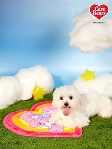 Care Bears X PETSIN 1PC Pet Cat Dog Universal Gradient Love Bear Cartoon Cute Pattern Printed Plush Warm And Comfortable Dog Sleeping Pad - Love floor mat - View 6