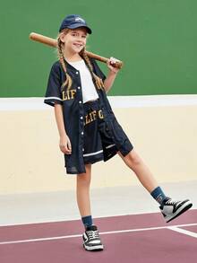 JNSQ Year-Round Fashionable Cool Kids Canvas Casual Sneakers Sport Shoes - Black and White - View 3