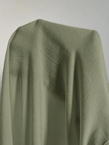 SHEIN LUNE 冬季白衬衫办公室工作服衬衫 100% 纯棉 - 綠色 - 查看 3
