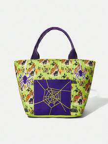 SCOOBY-DOO X SHEIN 女士卡通图案时尚浅绿色组合包 - 綠色 - 查看 7