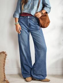 EMERY ROSE Women's Casual Denim Pants, Stylish For Summer