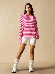 VARSIVA 户外休闲宽松长袖女式运动T恤 - 彩色 - 查看 3