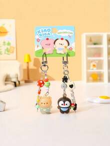 Cartoon Animal Couple Set - Paired Bag Charms, High-Value Pendant Accessories - Multicolor - View 11
