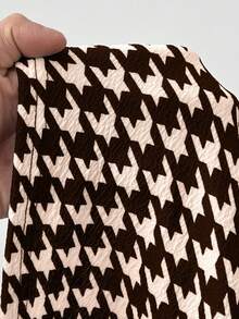 Maweii 大码女式高弹力针织领二合一修身长袖超长连衣裙，性感别致的春秋冬装，适合外出、办公、通勤、休闲、约会 - 棕色 - 查看 7