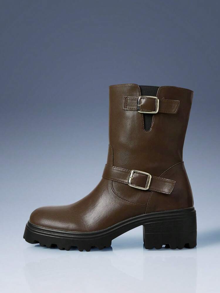 CUCCOO GRLICON Women's Ankle Boots, Y2K Style, Punk, Biker, Cool Girl Outfit, Suitable For Halloween, Christmas, Party