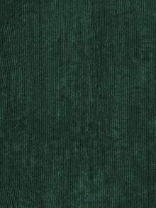 SHEIN LUNE 女式休闲纯色无袖夹克，秋季 - 墨綠色 - 查看 4