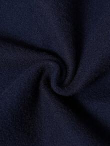 SHEIN 2pcs/Set Tween Boy Casual Letter Embroidery Thermal Lined Hoodie & Sweatpants Set, For Autumn/Winter