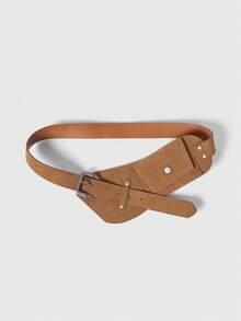 ROMWE Goth 女士腰带 - 杏色 - 查看 3