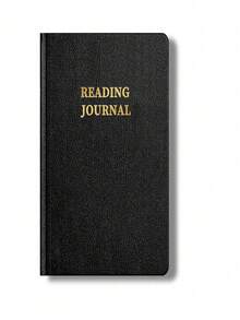 SHEIN 书籍爱好者的阅读日记 - 亚麻精装书是送给读者的绝佳礼物 - 完美的追踪书，带有阅读日志和评论页，可用于记录您最喜爱的书籍