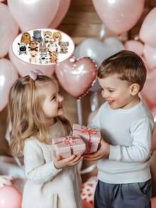 12 Stück 45 Zoll Mini Waldtier Plüsch Set, weiche Polyester Kuscheltiere, niedliche Plüschtiere in lebendigen Mischfarben, süße Wildtier Dekoration, perfekt für Feiertags-Dekorationen, thematische Partys, Geburtstagsgeschenke, Weihnachtsdekorationen, Heim- und Büro-Schreibtisch-Dekoration, Kawaii Tier Kollektion, modische Plüschtiere